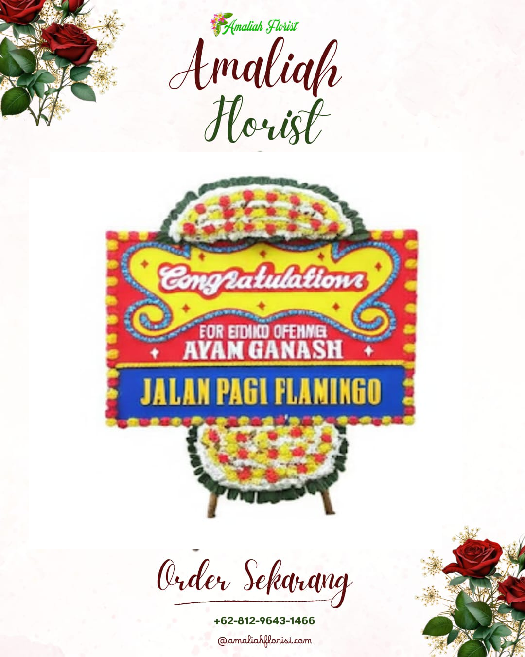 Sewa Papan Bunga Cengkareng